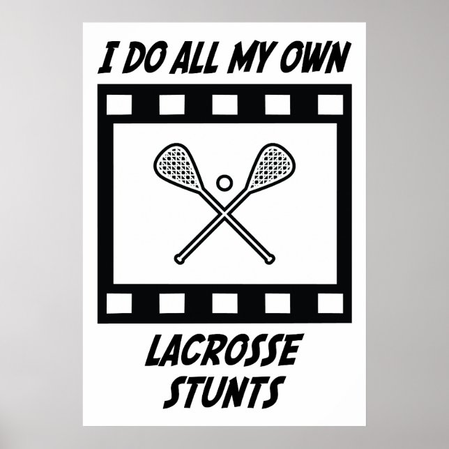 Póster Lacrosse Stunts (Frente)