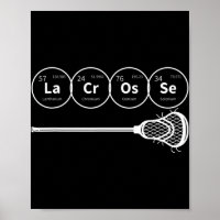 Lacrosse Tabla periódica de elementos Regalo de qu