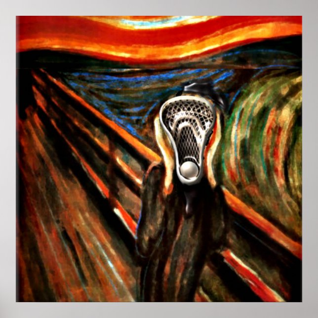 Póster Lacrosse Team Humor (Frente)