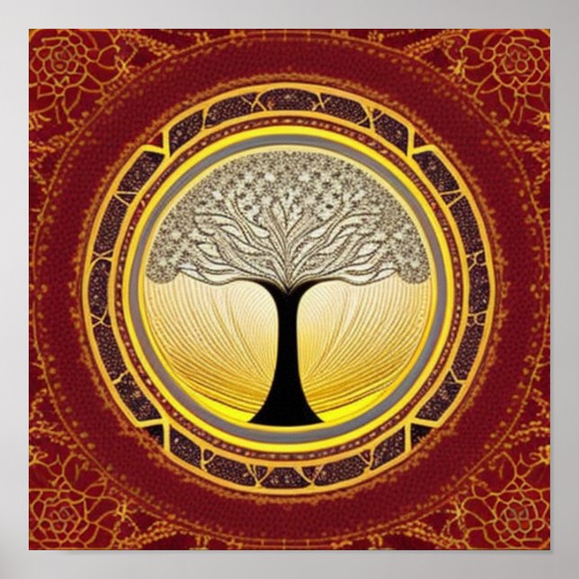 Póster Lacy Tree of Life Poster (Frente)