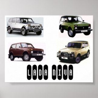 Póster lada niva 2