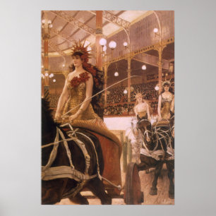 Póster Ladies of the Cars (aka Circus) by James Tissot