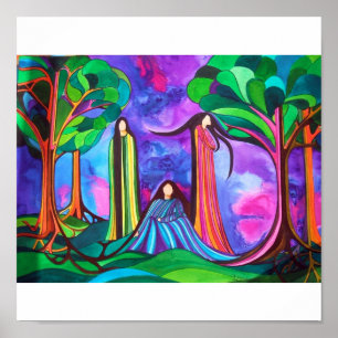 Póster Ladies of the Forest