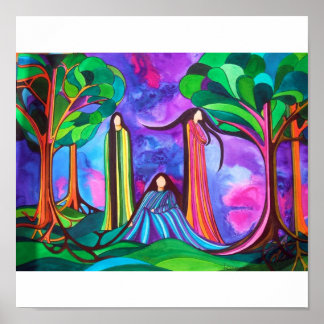 Póster Ladies of the Forest