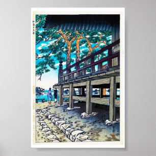 Póster Lado de mar oriental fresco de Shiro Kasamatsu del