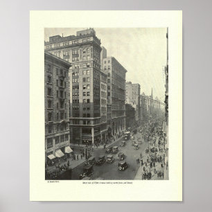 Póster Lado Oeste De La Quinta Avenida Con Vistas Al Nort