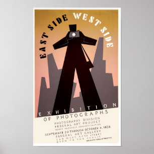 Póster Lado oeste de la zona este