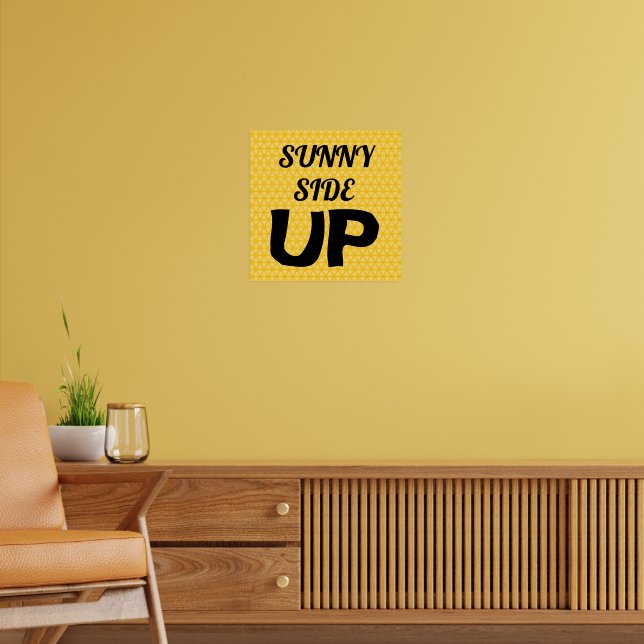 Póster Lado soleado arriba Naranja amarillo 4 (Salón 2)