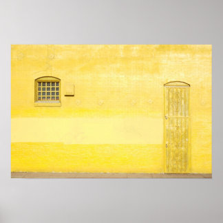Póster Ladrillo amarillo