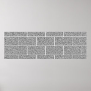 Póster Ladrillo de textura de fondo del cartel