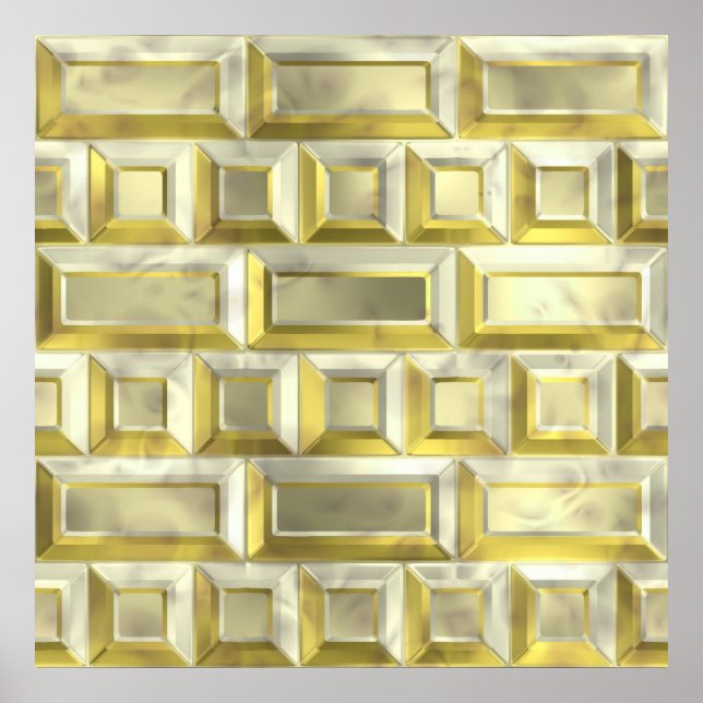 Póster Ladrillo dorado (Frente)