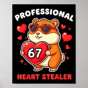 Póster Ladrón de Corazones Profesional San Valentín 67 Me