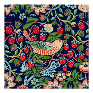 Póster Ladrón de Fresa de William Morris