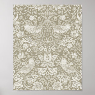 Póster Ladrón de fresa Ivory, William Morris