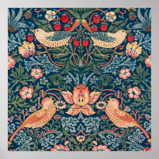 Póster Ladrón de fresa por William Morris