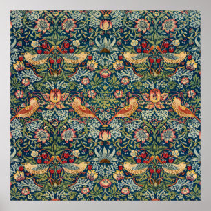 Póster Ladrón de fresa por William Morris