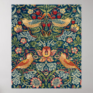 Póster Ladrón de fresa por William Morris