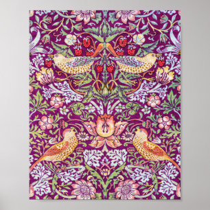 Póster Ladrón de fresa rojo, William Morris