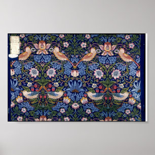 Póster Ladrón de fresa William Morris , Poster