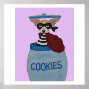 Póster Ladrón de Galletas Chihuahua