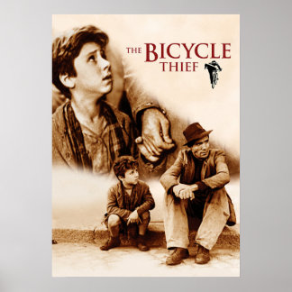 Póster Ladrones de bicicletas Vittorio De Sica