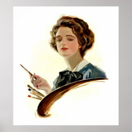 Póster Lady Artist