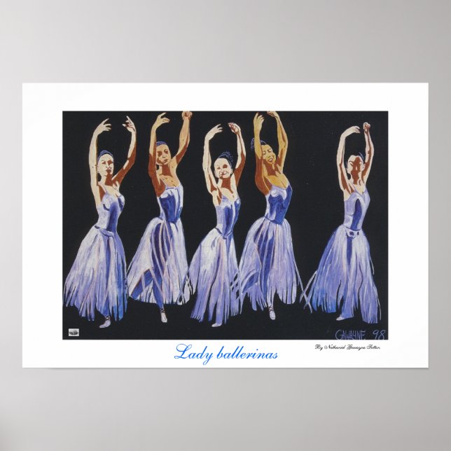 Póster Lady ballerinas (Frente)