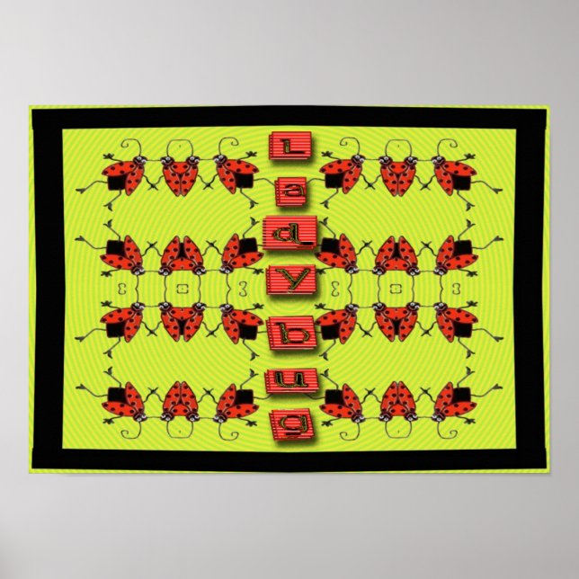 Póster lady bugs on parade (Frente)