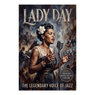 Póster Lady Day, Billie Holiday 