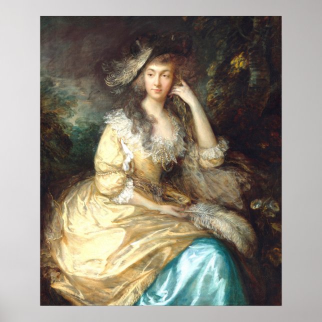 Póster Lady de Dunstanville Thomas Gainsborough Bella Art (Frente)