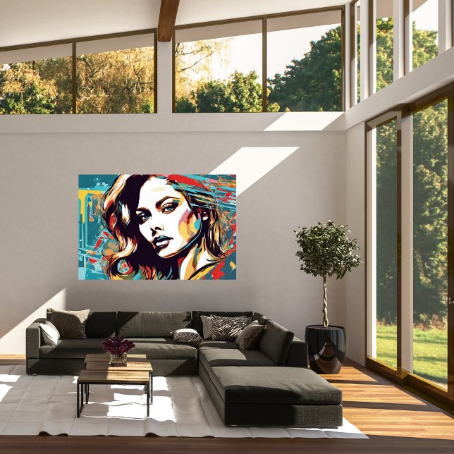 Póster Lady Diana Pop Art Poster (Lady Diana Pop Art Poster)
