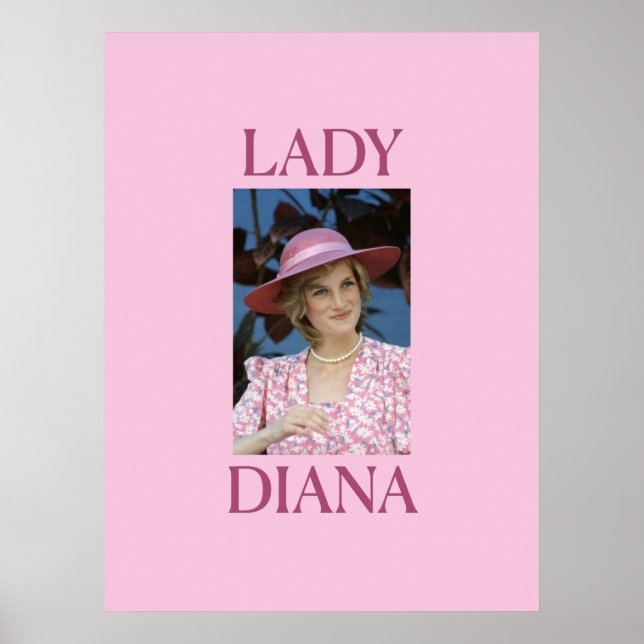 Póster Lady Diana Poster (Frente)