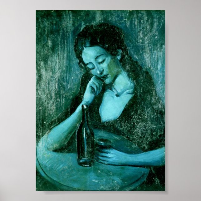 Póster Lady en el Concierto del Edén por Pablo Picasso (Frente)