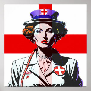 Póster Lady England