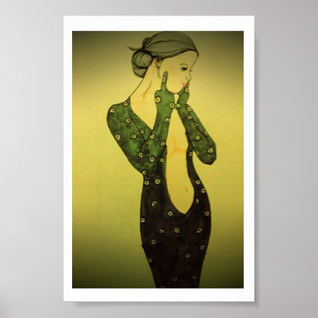 Póster Lady Givebird (Frente)