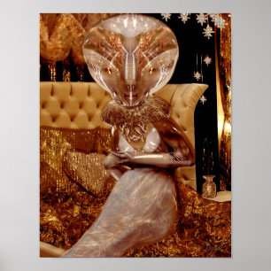 Póster Lady Gray Print