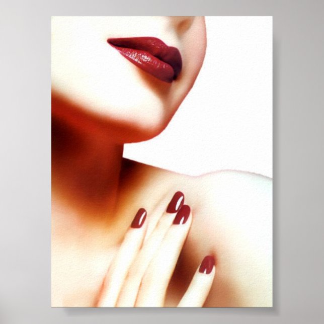 Póster Lady In Red (Frente)