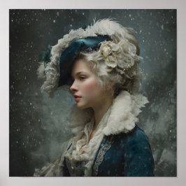 Póster Lady in Winter