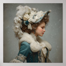 Póster Lady in Winter