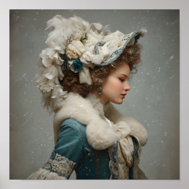 Póster Lady in Winter (Frente)