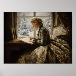 Póster Lady in Winter