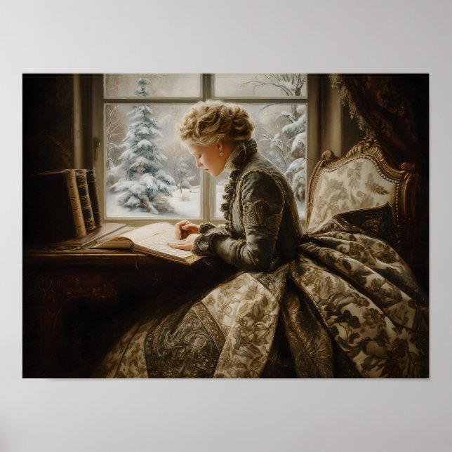 Póster Lady in Winter (Frente)