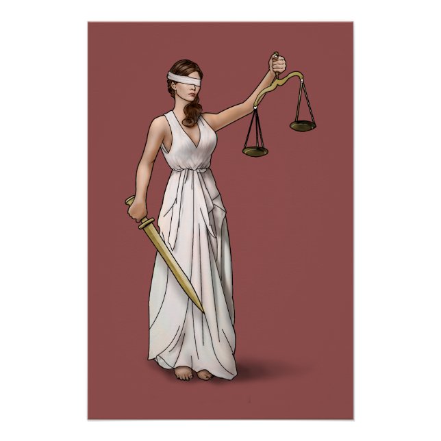 Póster Lady Justice - Marsala (Anverso)