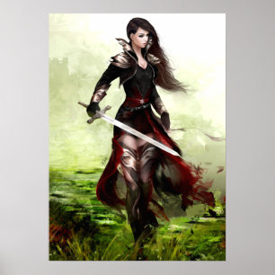 Póster Lady Knight