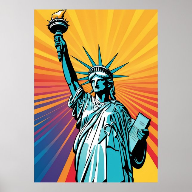 Póster Lady Liberty (Frente)