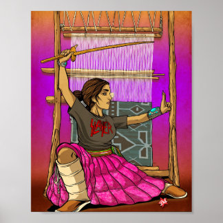 Póster Lady Loom Slayer