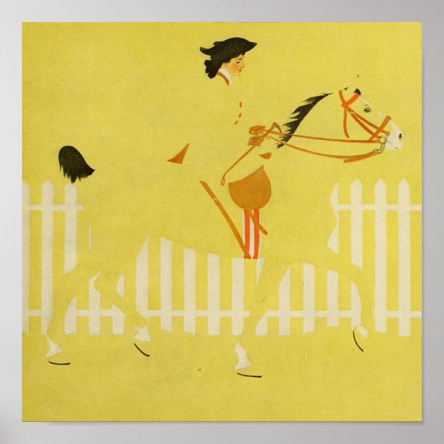 PÓSTER LADY ON HORSE (Frente)