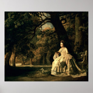 Póster Lady reading in a Park, c.1768-70