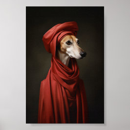 Póster Lady Saluki Dog