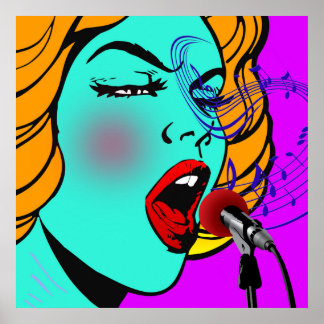 Póster Lady sings The blues